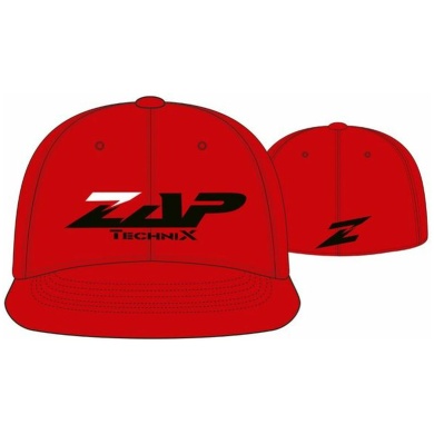 ZAP TechniX Flexfit Basecap  Original  rot S/M