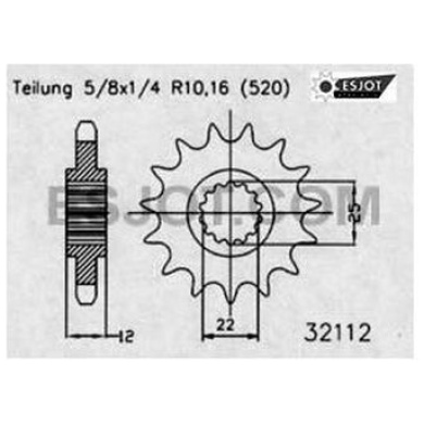 ZAP TechniX Motorritzel ( D ) für GasGas alle ab 200ccm 13Zähne 2