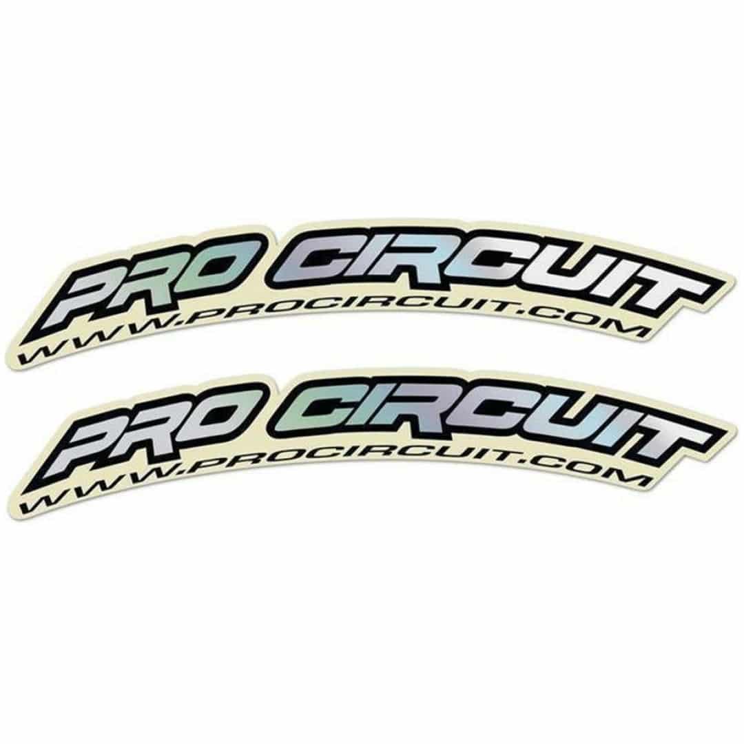 Pro Circuit Pitbike Kotflügel Sticker Hologramm 20