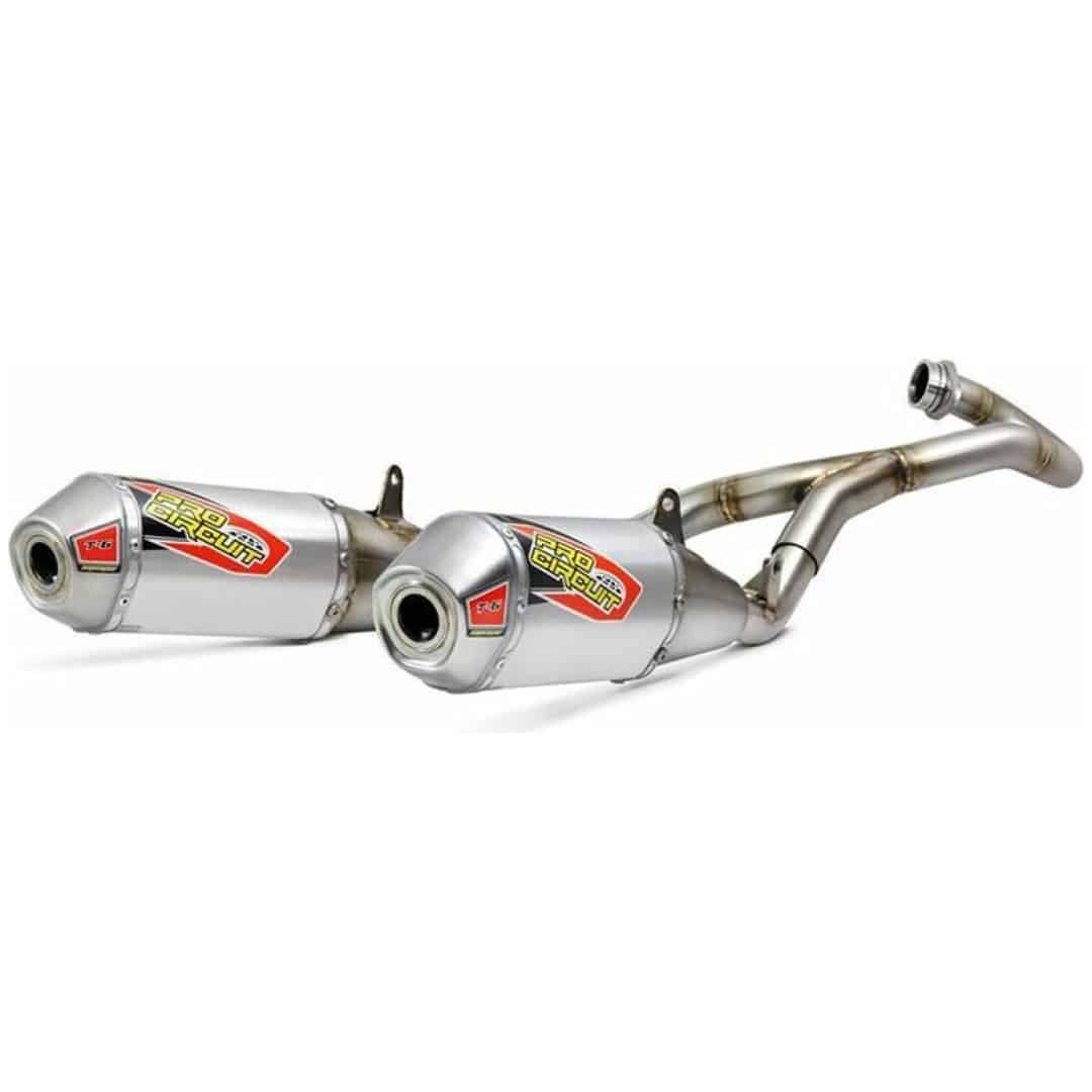 Pro Circuit T-6  Stainless Steel Dual System Honda CRF 450 17-18 SS/AL 4