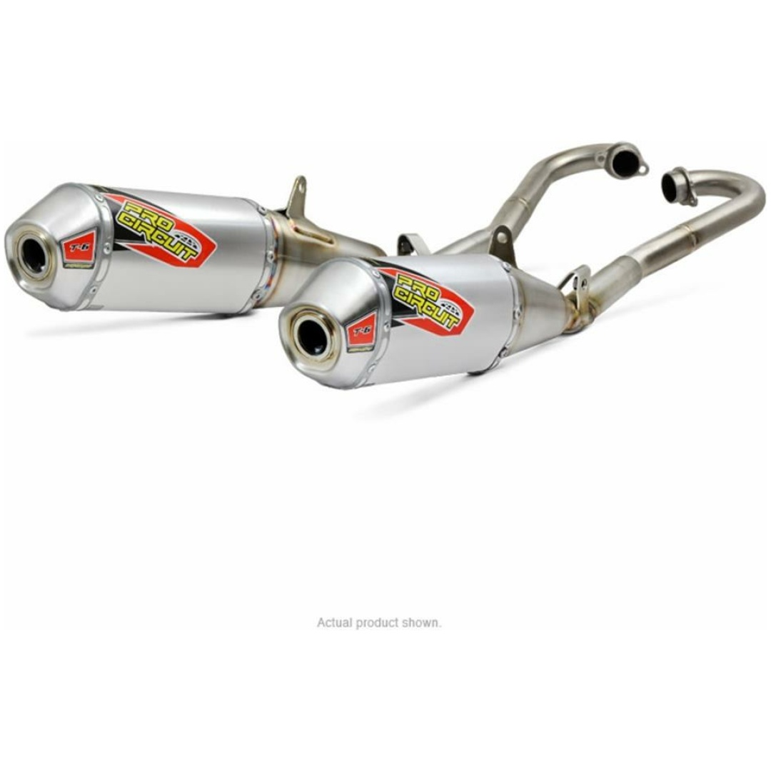 Pro Circuit T-6  Stainless Steel Dual System Honda CRF 250 2018- SS/AL 4