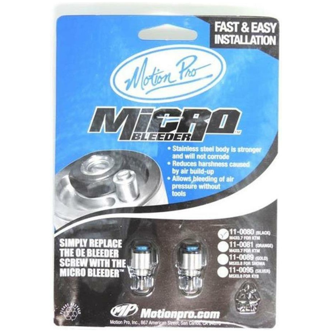 Gabel Entlüfter Set Micro Micro Bleeder, M4x0.7, WP 4860 MXMA, 4CS Black #11-0080 5