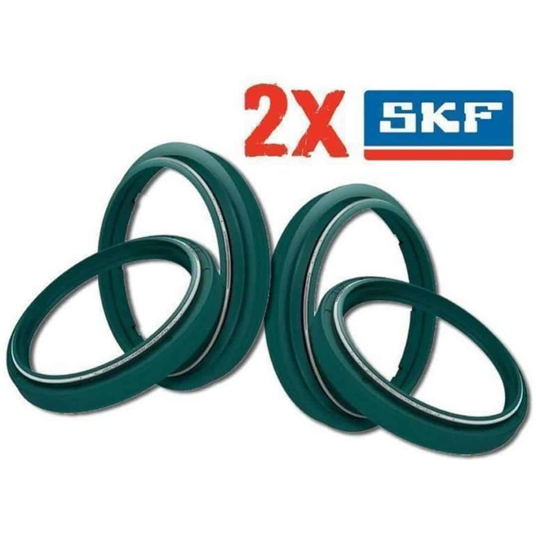 2x SKF Gabeldichtring + Staubkappe WP 48 beidseitig 4