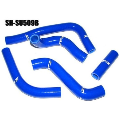 Silikon-Kühlerschlauch Suzuki RMZ450 08-14 blau