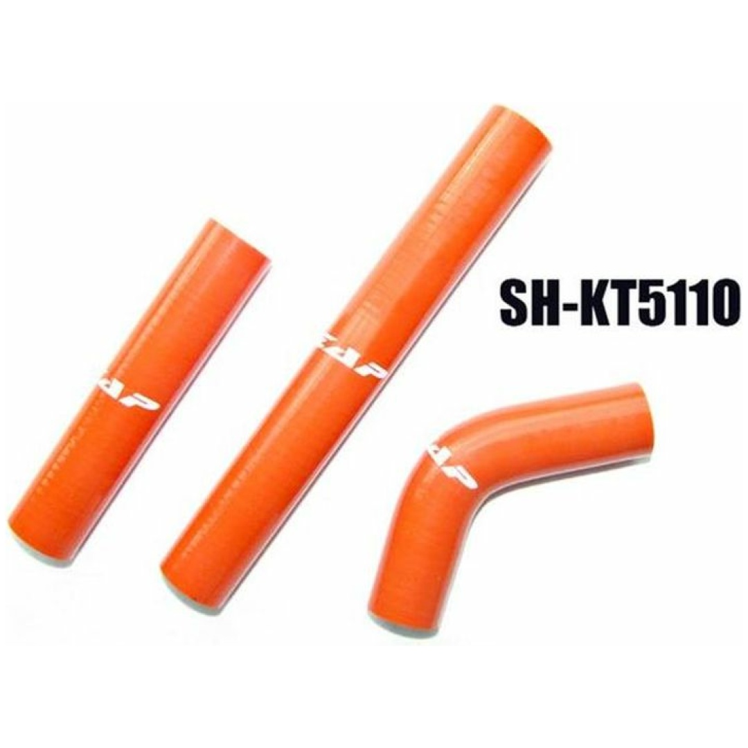 Silikon-Kühlerschlauch für KTM  EXC 250/ 300 2T 08-11  orange 4