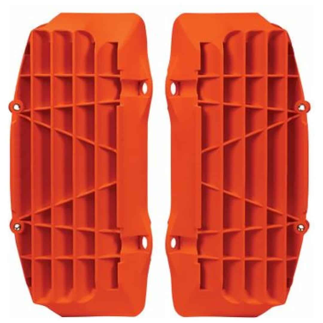 Rtech Oversize Kühlerschutzlamellen SX(F) 16-18  EXC(F) 17-19  Neon Orange 4