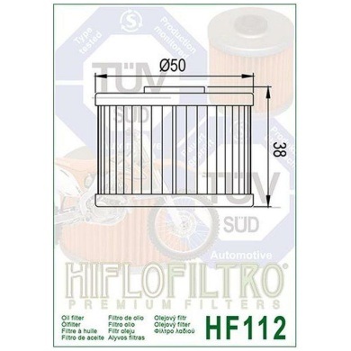 Hiflo ÖLfilter KXF 450 06-15 2