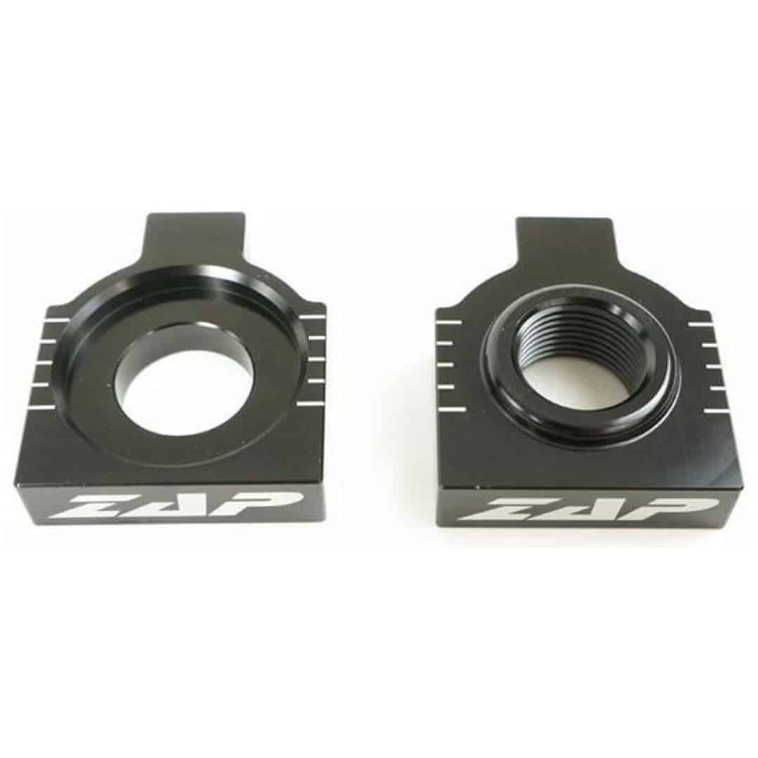 ZAP TechniX Achsenblöcke für KTM EXC 98-, SX(F) 98-12, HSQ 2014-, 20mm schwarz 4