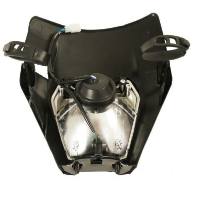 ZAP TechniX Offroad Lampenmaske für KTM EXC/XC-W 2017- Schwarz 2