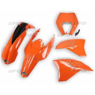 Plastikkit für KTM EXC OEM orange 2009-2010 (passt an alle Modelle laut Liste unten)