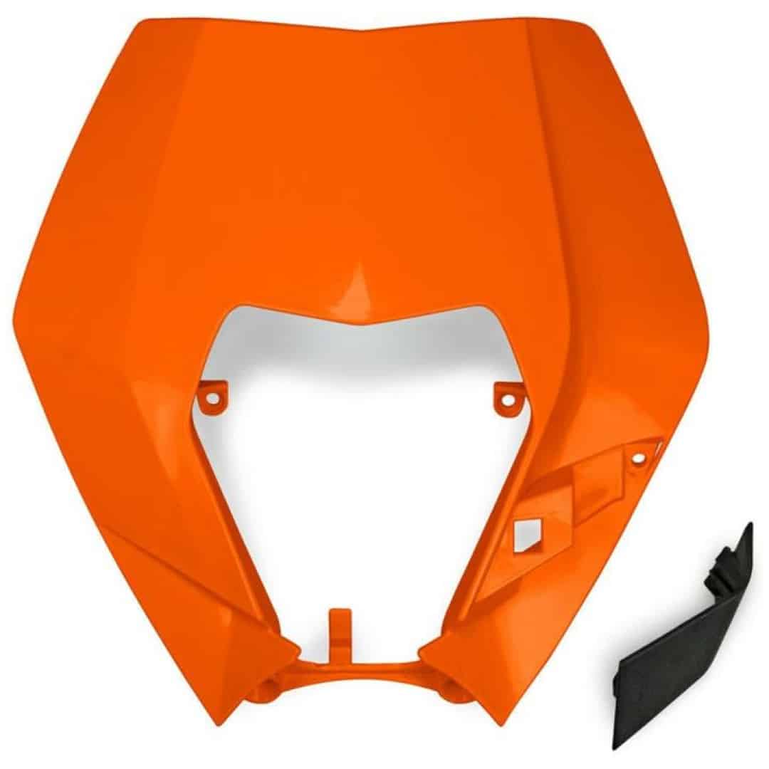 Lampenmaske für KTM ENDURO EXC 2009-2013 Orange 4
