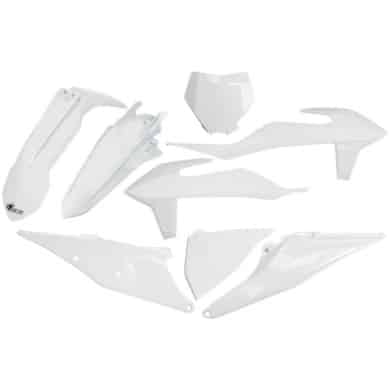Ufo Plastikkit für KTM SX 2019 125-450ccm Farbe weiß 7