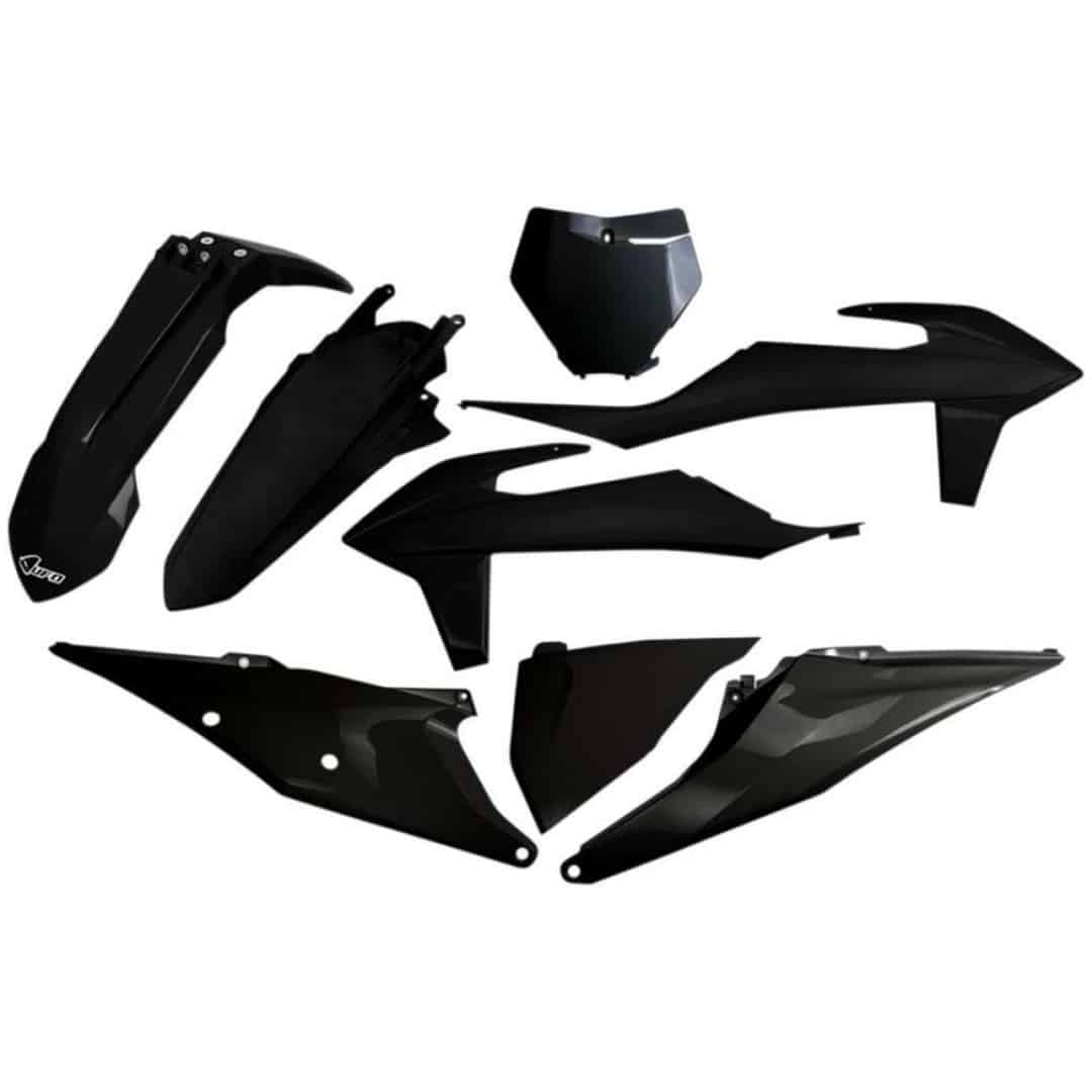 Ufo Plastikkit für KTM SX 2019 125-450ccm Farbe schwarz 4