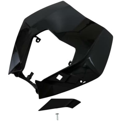 Lampenmaske für KTM ENDURO EXC 2009-2013 schwarz 2