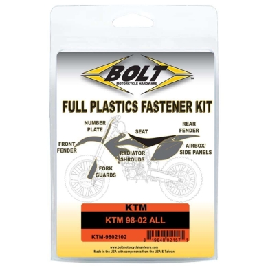 BOLT Schraubenkit für Plastikteile für KTM 98-02 ALL