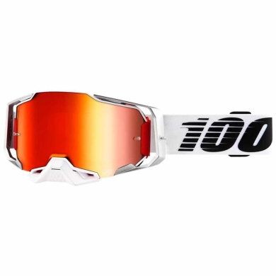 Armega | 100% Motocross Brille LITSBR verspiegelt/rot 7