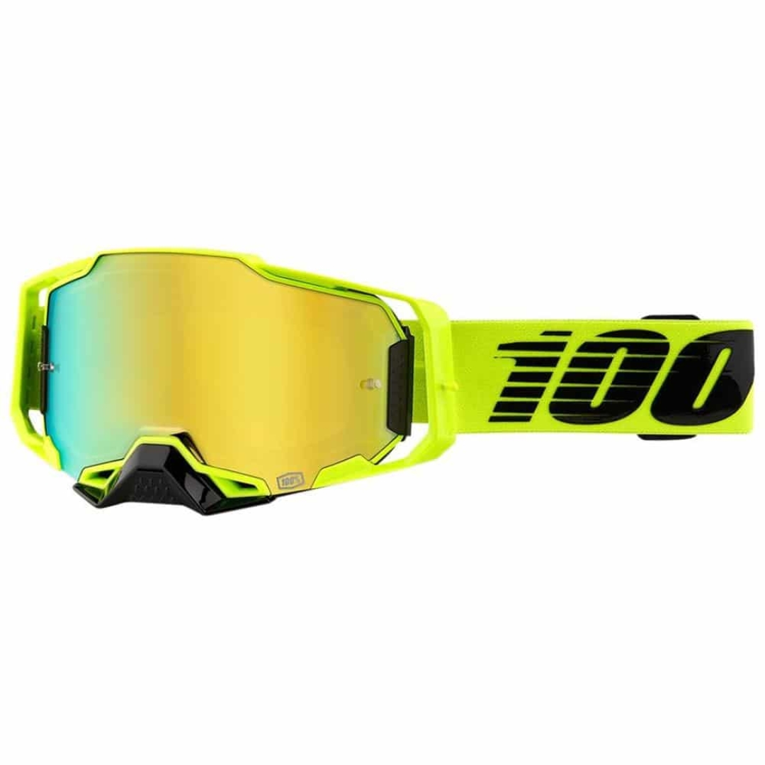 Armega | 100% Motocross Brille NUCCIR verspiegelt/gold 4