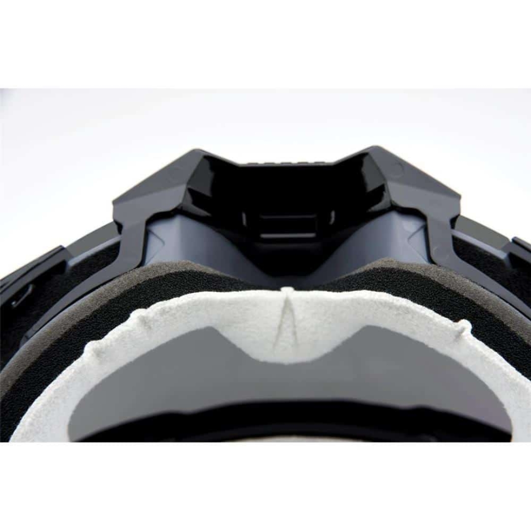Armega | 100% Motocross Brille Schwarz verspiegelt/silber 10