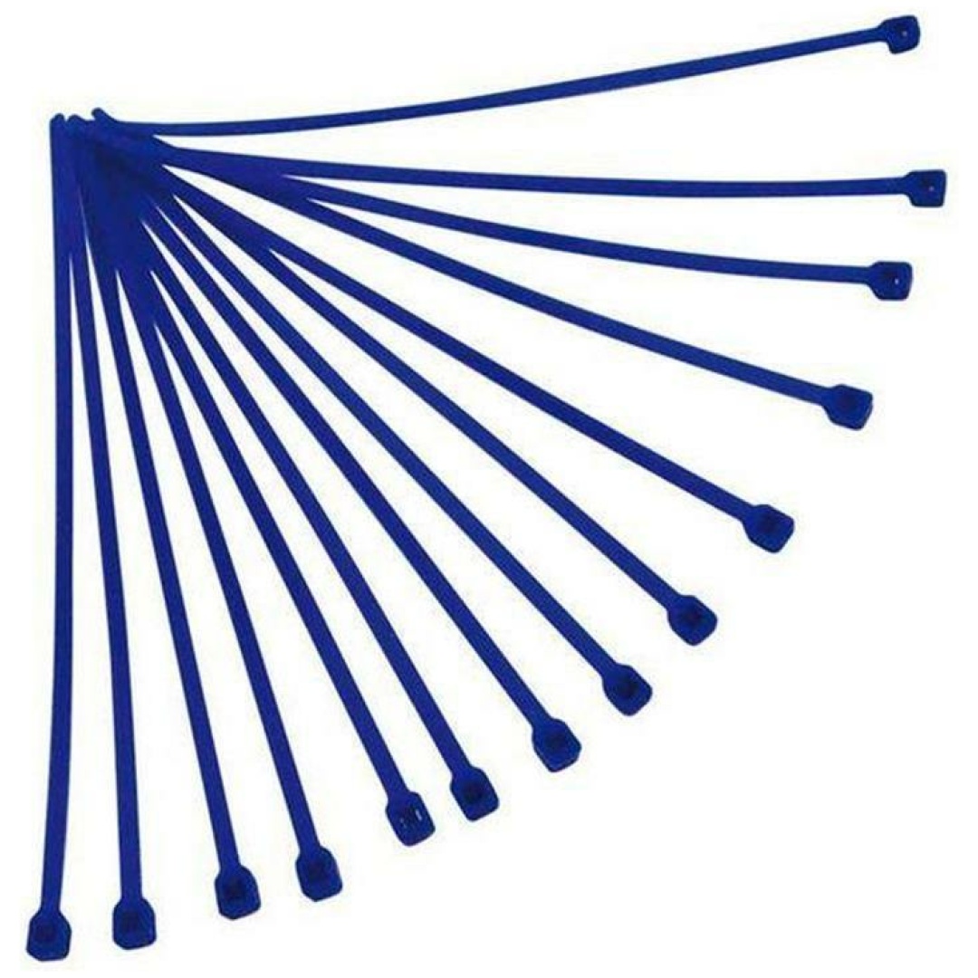 Kabelbinder 4,8 x 280 mm Blau 100 Stück 3