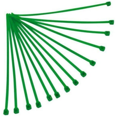 Kabelbinder 4,8 x 280 mm Grün 100 Stück 7