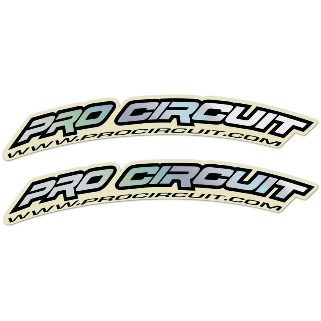 Pro Circuit Pitbike Kotflügel Sticker Hologramm 8