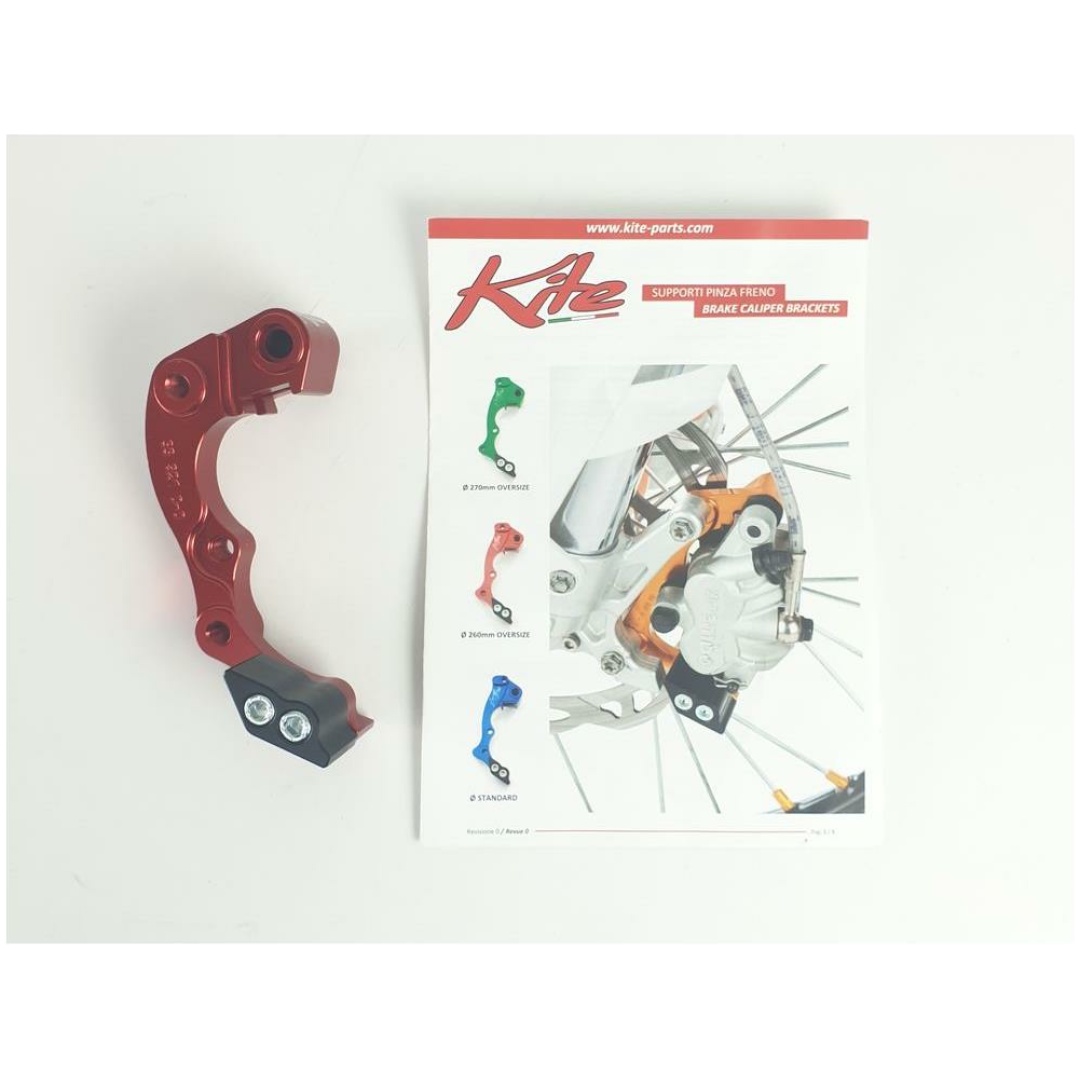 Kite Adapter Honda CRF 250/450 19- für 270mm Bremsscheiben Rot 4