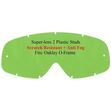 E-Glas Oakley 2000/O-Frame kratzfest m. Halter klar