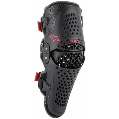 Alpinestars MX Knieschützer GRD KNEE SX-1 V2 B/R – 1 Paar Größe S/M