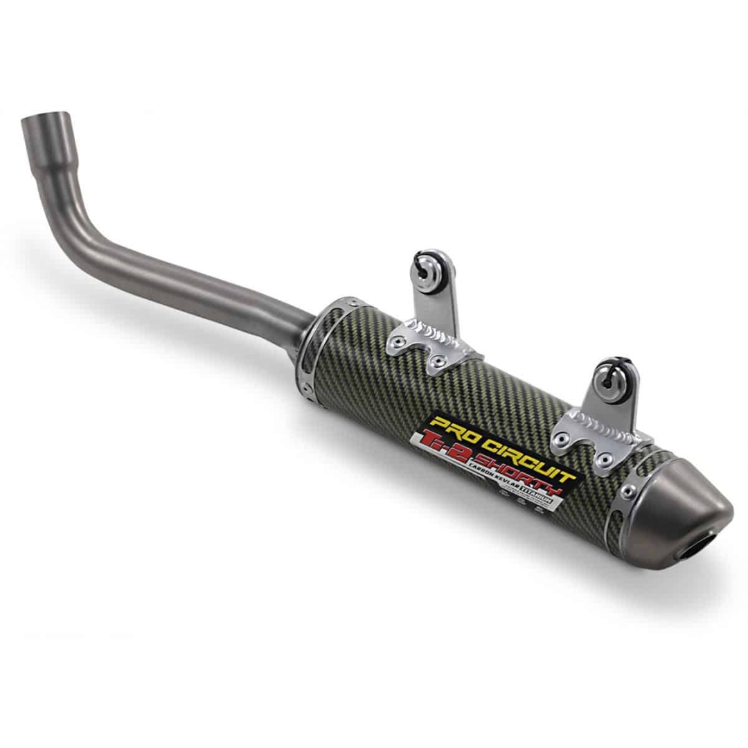 Pro Circuit Ti-2  Carbon Titan Schalldämpfer für KTM SX 250 19- EXC 250 300 20-, für Husqvarna TC 250 19- TE 250 300 20- 4