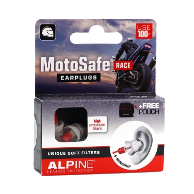 Alpine MotoSafe Race Gehörschutz Ohrstöpsel Rennstöpsel 7