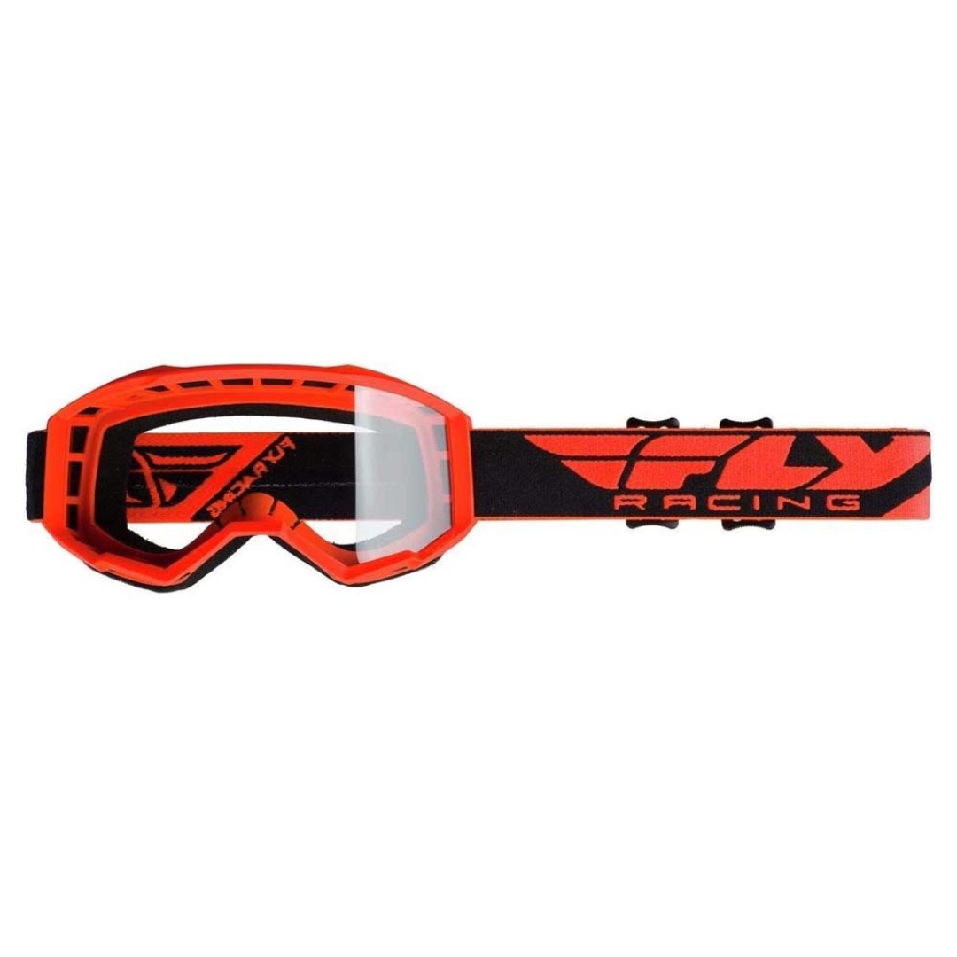 Fly Racing Crossbrille Focus Orange 4