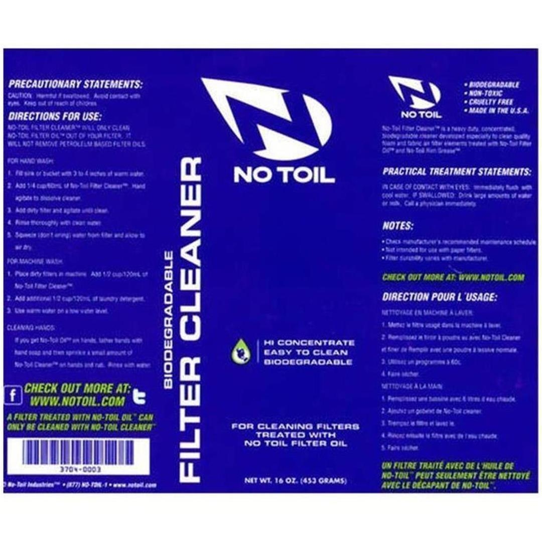 No-Toil Luftfilter Spray + Reiniger 2PK – Luftfilteröl und Reiniger Set 5