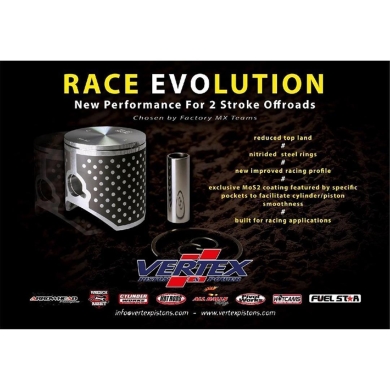 Vertex Kolben Race Evolution für KTM/HSQ/GG 125 01-22 C Maß 53,96 7