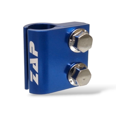 ZAP TechniX Halter Bremsleitung vo. CR(F), YZF 05- blau
