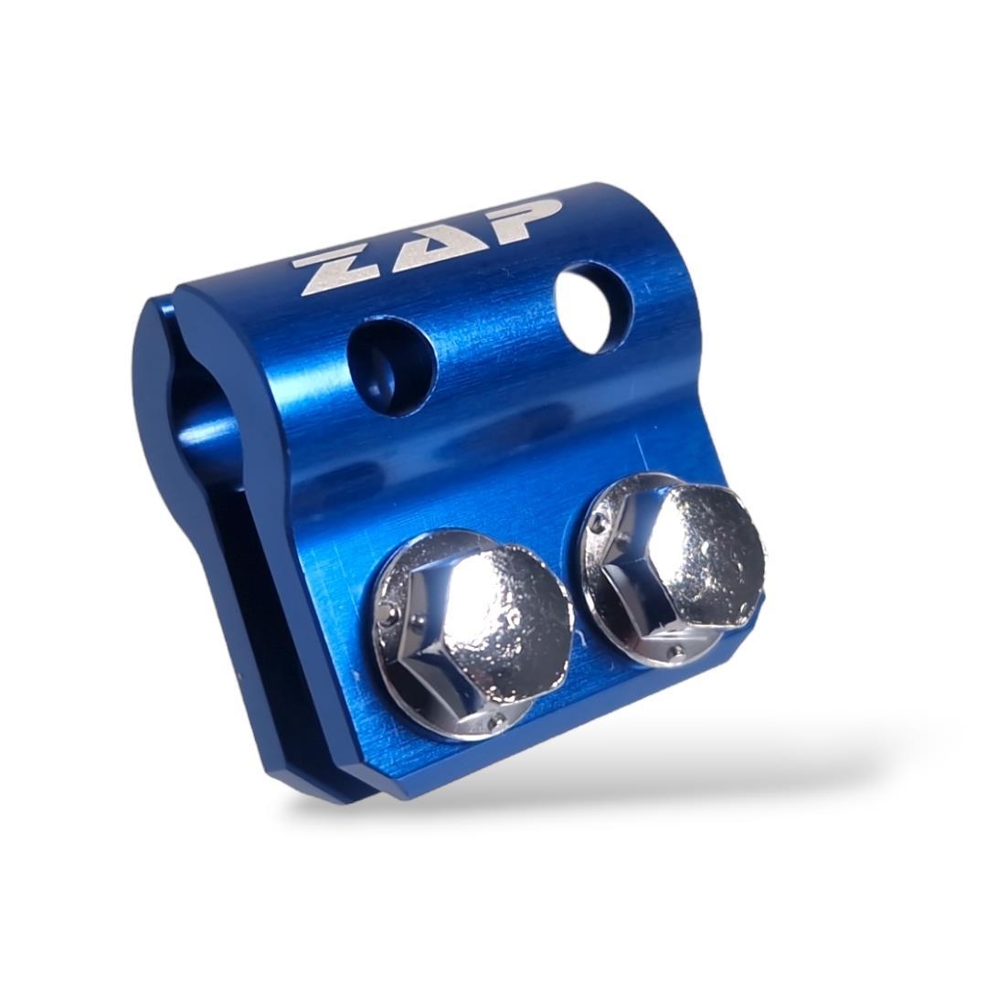 ZAP TechniX Halter Bremsleitung vorn CR(F), YZF 05- blau
