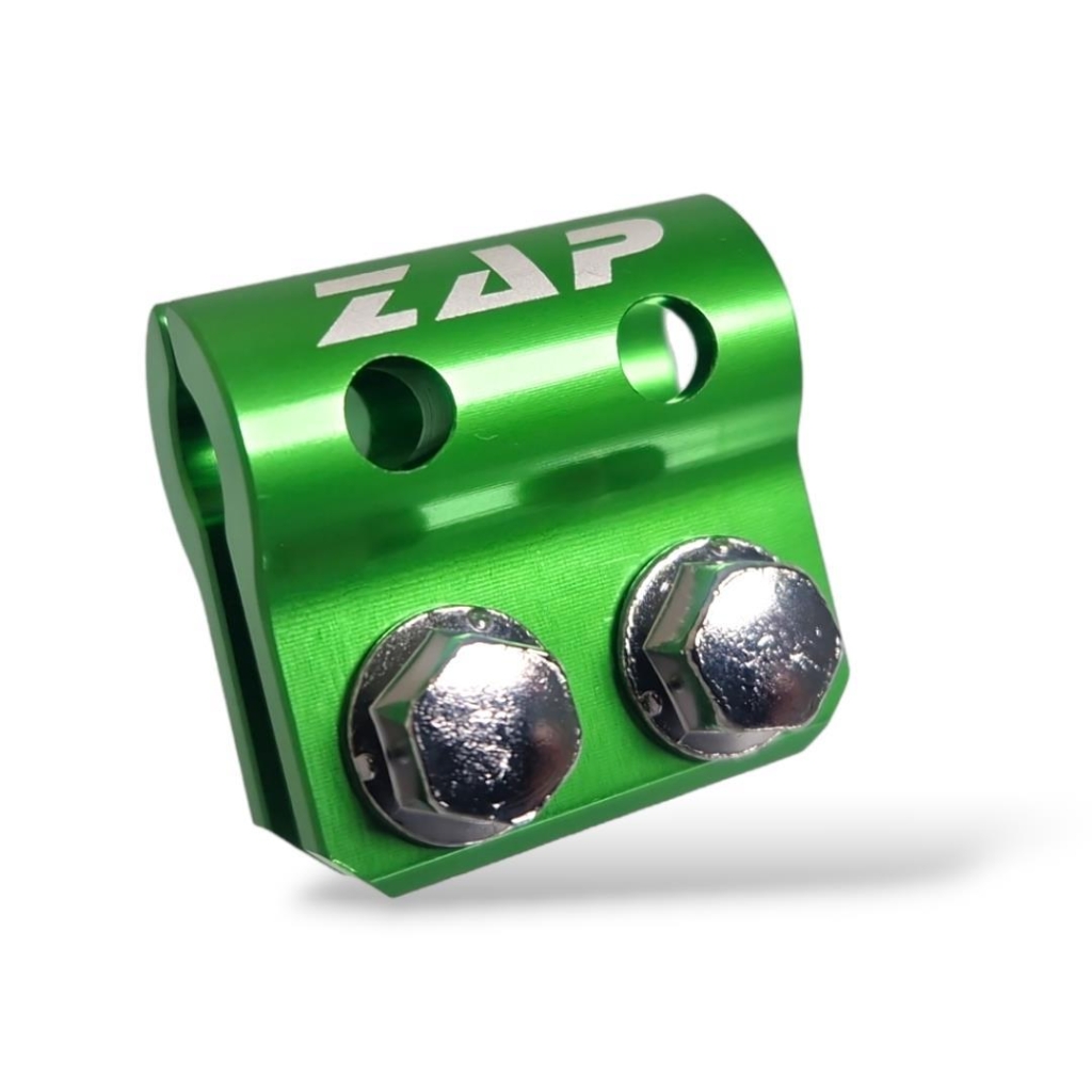ZAP TechniX Halter Bremsleitung vo. KX(F), RM(Z) 05- grün