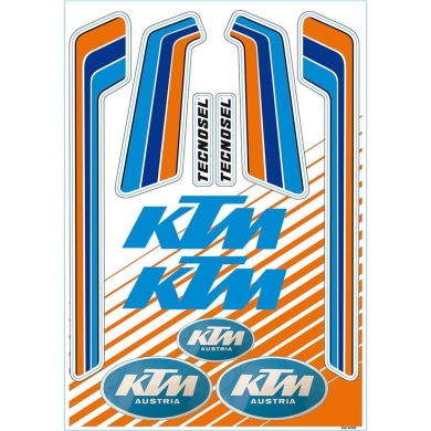 KTM Retro Stickerbogen 4