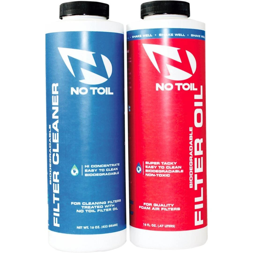 No-Toil Filter Oil Cleaner 2PK - Luftfilteröl und Reiniger Set - Motocross  Shop Mister-MX