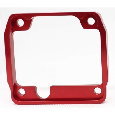 Lectron Float Bowl Bracket Gefräst Rot