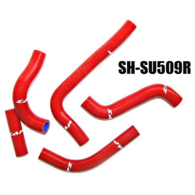 Silikon-Kühlerschlauch Suzuki RMZ450 08-14 rot