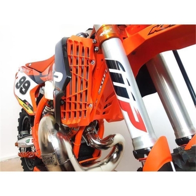Rtech Oversize Kühlerschutzlamellen SX(F) 16-18  EXC(F) 17-19  Orange