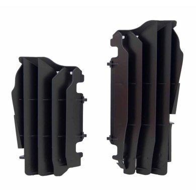 Rtech Oversize Kühlerschutzlamellen Kawasaki KX 450 16-23, 250 17-24 Schwarz