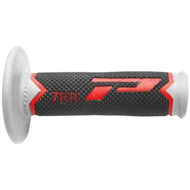 Progrip Tri-Compound Griffgummi-Set Motocross Enduro MX Griffe 788 schwarz/grau/rot