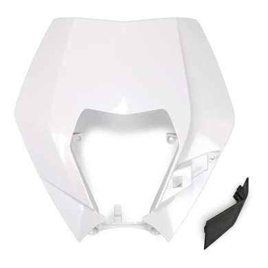 Lampenmaske für KTM ENDURO EXC 2009-2013 weiß