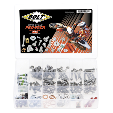 BOLT Pro-Pack Schraubenkit Euro für KTM 180-teilig