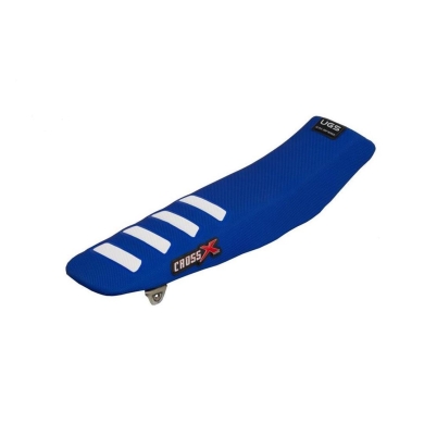 CrossX Sitzbezug UGS-WAVE Yamaha YZF 450 18- 250 19-, WR 450 19- Blau Weiß