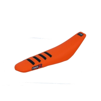 CrossX Sitzbezug UGS-WAVE für KTM SX(F) 19- EXC(F) 20- Orange Schwarz