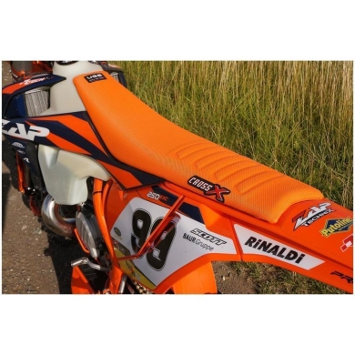 CrossX Sitzbezug UGS-WAVE für KTM SX(F) 16-18- EXC(F) 17-19 Orange