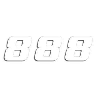 Startnummern weiss 3St. 20x25cm