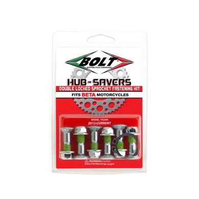 BOLT Kettenradschrauben kit doppelt gesichert Beta 6er Pack